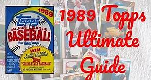 1989 Topps Baseball Cards – The Ultimate Guide
