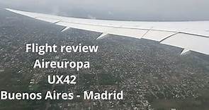 ✅ Flight Review - Air Europa UX 42 from Buenos Aires to Madrid