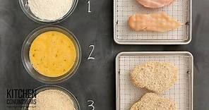 The Standard Breading Process in 3 Easy Steps - Kitchen Conundrums with Thomas Joseph
