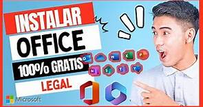 Instalar Office GRATIS ultima version ESPAÑOL para WINDOWS 10 y 11 (METODO LEGAL) DESCARGAR OFFICE