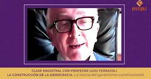 Clase Magistral con el profesor Luigi Ferrajoli