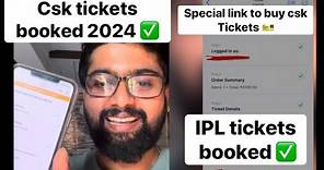 Csk tickets booking tamil 2024 | Special link to buy ipl tickets