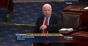 U.S. Senate-Senator John McCain on Tony Blinken Nomination
