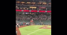 US: Swarm Of Bees Disrupts MLB Game Between Diamondbacks And Dodgers At Phoenix Chase Field 3