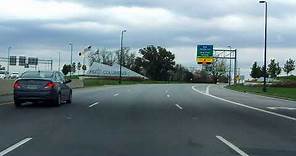 John Glenn/Columbus International Airport Access Road inbound
