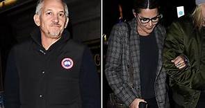 Gary Lineker and ex-wife Danielle Bux enjoy night out at the theatre in London