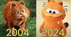 Evolution of Garfield Movies (2004-2024)