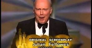 Gosford Park Wins Original Screenplay: 2002 Oscars