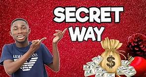 How to save money for Christmas - Secret way