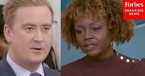 Peter Doocy Presses Karine Jean-Pierre About Inflation, Poor Feelings About Economy