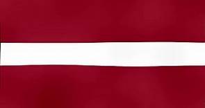 Evolución de la Bandera Ondeando de Letonia - Evolution of the Waving Flag of Latvia