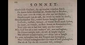 Pieter Cornelisz. Hooft (1581-1647) Sonnet Gezwinde grijsaard (Ghesvvinde Grysaert) 1610 PC Hooft