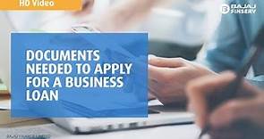 Documents required to apply for a Business Loan? | Bajaj Finserv