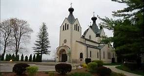 A spring day at St. Sava Serbian Orthodox Monastery in Libertyville, IL U.S.A.
