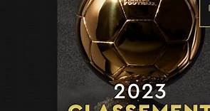 Le classement complet du Ballon d'Or 2023