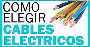 CABLES ELÉCTRICOS 👉 ¿Como Elegir Cables Eléctricos? ⚡ Colores de los Cables