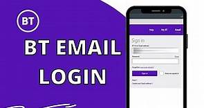 Login BT Email :How To Signin BT Email online 2023?