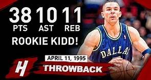 Rookie Jason Kidd COLD Full Highlights vs Rockets 1995.04.11 - 38 Pts, 11 Reb, 10 Ast, 8 Threes!
