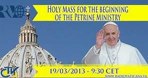 Inaugural Mass of the Pontificate