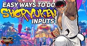 3 Easy Ways To Do Shoryuken Inputs | Street Fighter V: Arcade Edition