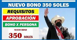 Nuevo Bono 350 soles - ¿Quiénes serán los beneficiados?| Todo lo que debes saber de este nuevo bono