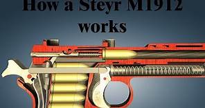 How a Steyr M1912 works