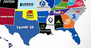 Map: The biggest company in every state