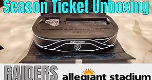 Las Vegas Raiders Inaugural 2020 Season Ticket Package Unboxing