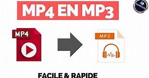 Convertir une Vidéo MP4 en MP3 Audio sur son PC | Facile & Gratuit & Sécurité
