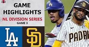 Los Angeles Dodgers vs. San Diego Padres Game 3 Highlights | NLDS (2020)