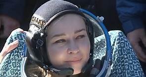 See Shooting : Russian Film "The Challenges" actress Yulia peresild Return to Earth From Space