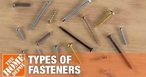 Types of Fasteners | The Home Depot