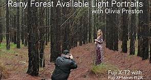 Rainy Forest Natural Light Shoot with Olivia Preston