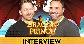 Aaron Ehasz and Justin Richmond from The Dragon Prince