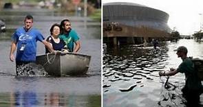 Hurricane Harvey hits Louisiana 12 years after Katrina