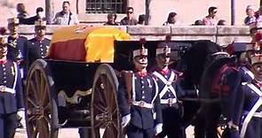 Honores Militares previos a la misa corpore insepulto por S.A.R. el Infante Don Carlos