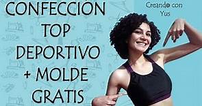 cómo confeccionar top deportivo + molde gratis