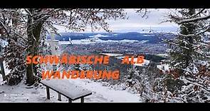 Wandern im Winter: Dreifaltigkeitsberg (Spaichingen) - Klippeneck (Denkingen) Schwäbische Alb