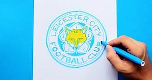 How to draw Leicester City F.C. Logo - Premier League