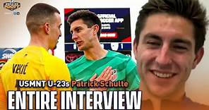 USMNT U-23 keeper Patrick Schulte dreams of playing at the Olympics! | Morning Footy | CBS Sports