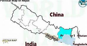 Political Map of Nepal 2022 /Administrative Map of Nepal 2022/Provinces of Nepal 2022/Nepal Map 2022
