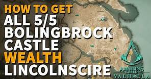 Bolingbroc Castle Wealth All Chests Key & Armor & Ability Assassin's Creed Valhalla