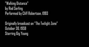 "Walking Distance" Twilight Zone Audio Book - Gig Young Cliff Robertson