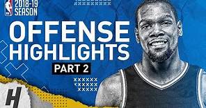 Kevin Durant BEST Offense Warriors Highlights from 2018-19 NBA Season! MVP Mode (Part 2)