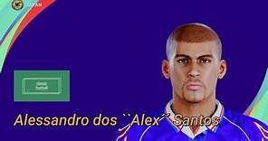 Alessandro dos ``Alex´´ Santos - PES Clasico (Face, Body& Stats)