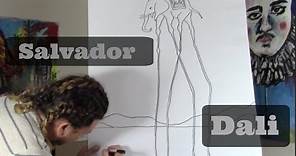 Salvador Dali Drawing Lesson