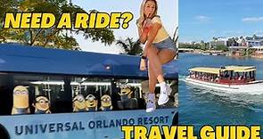 Universal Orlando Transportation ULTIMATE GUIDE - Superstar Shuttle, Water Taxis & More