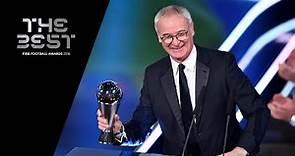 THE BEST FIFA MEN'S COACH 2016 - Claudio Ranieri WINNER