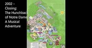 History of Disney's Hollywood Studios in Maps 2022 UPDATE (1989-2022)