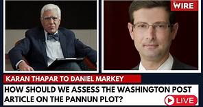 How should we assess The Washington Post article on the Pannun plot?